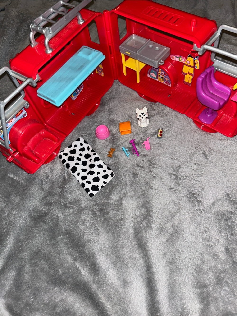 Barbie Chelsea Fire Truck - Includes Some **NOT ALL** Accessories